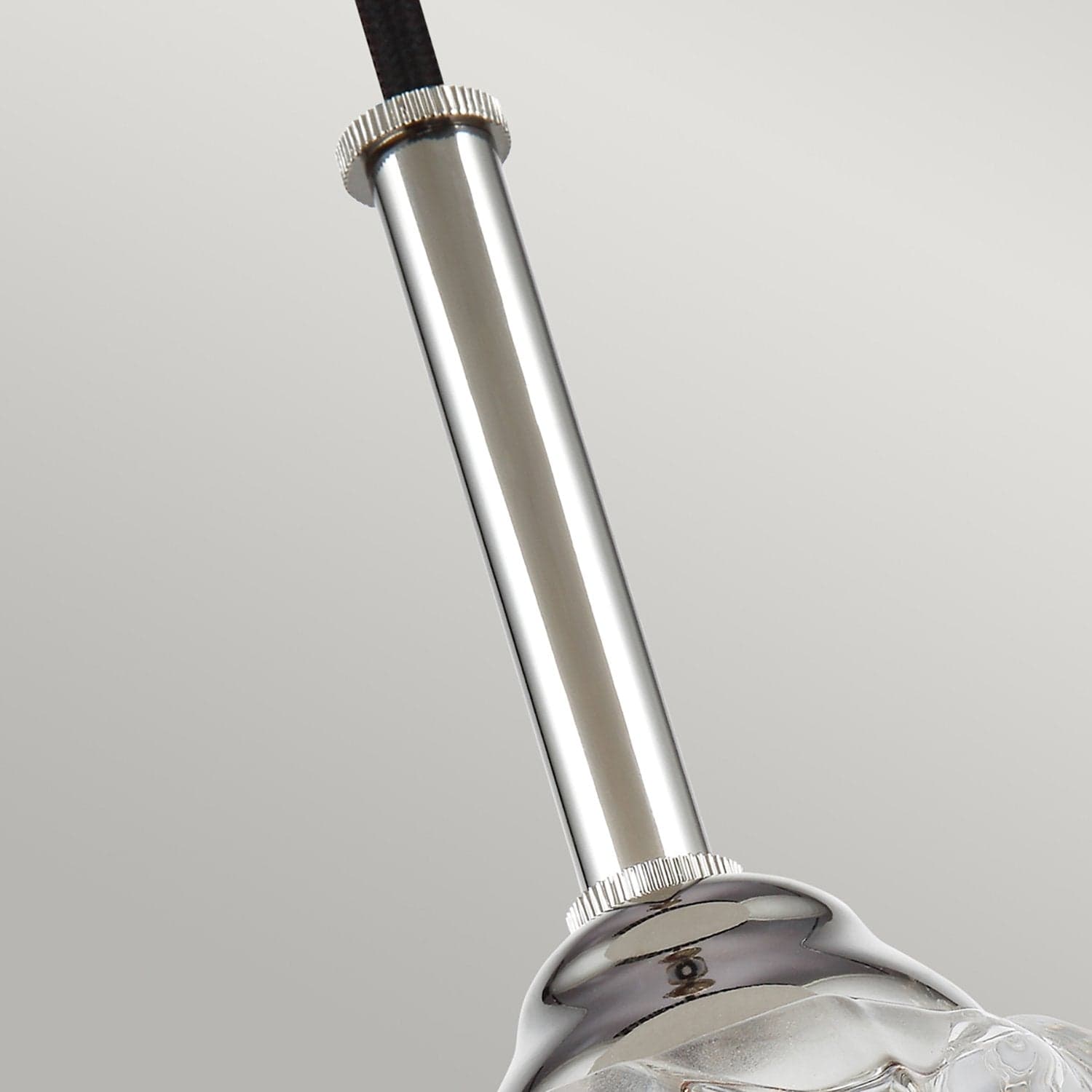 Sospensione Contemporanea Rubin Vetro Nichel Lucido 1 Luce G9 3 Ledw 3000K 320Lm in Lampade a sospensione LuceArt - Montecorvino Pugliano, commercioVirtuoso.it