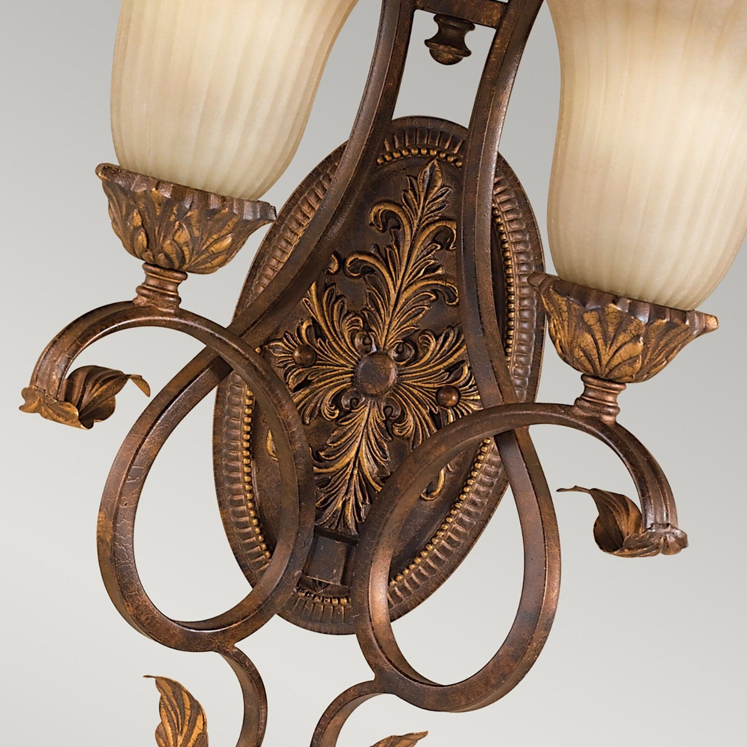 Applique Contemporanea Sonoma Valley Acciaio Marrone Antico Vetro 2 Luci E27 in Applique LuceArt - Montecorvino Pugliano, commercioVirtuoso.it
