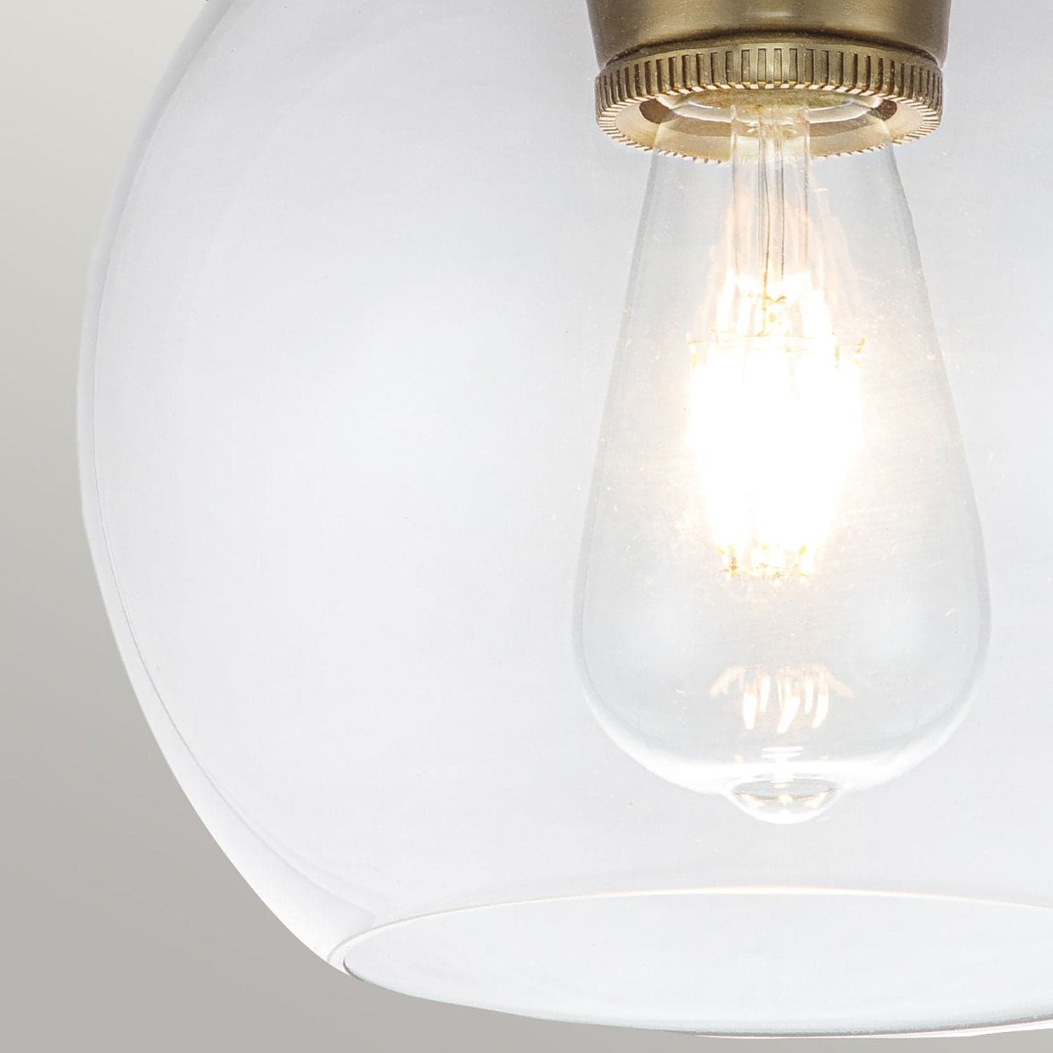 Sospensione Contemporanea Tabby Acciaio Ottone Brunito Vetro 1 Luce E27 in Lampade a sospensione LuceArt - Montecorvino Pugliano, commercioVirtuoso.it