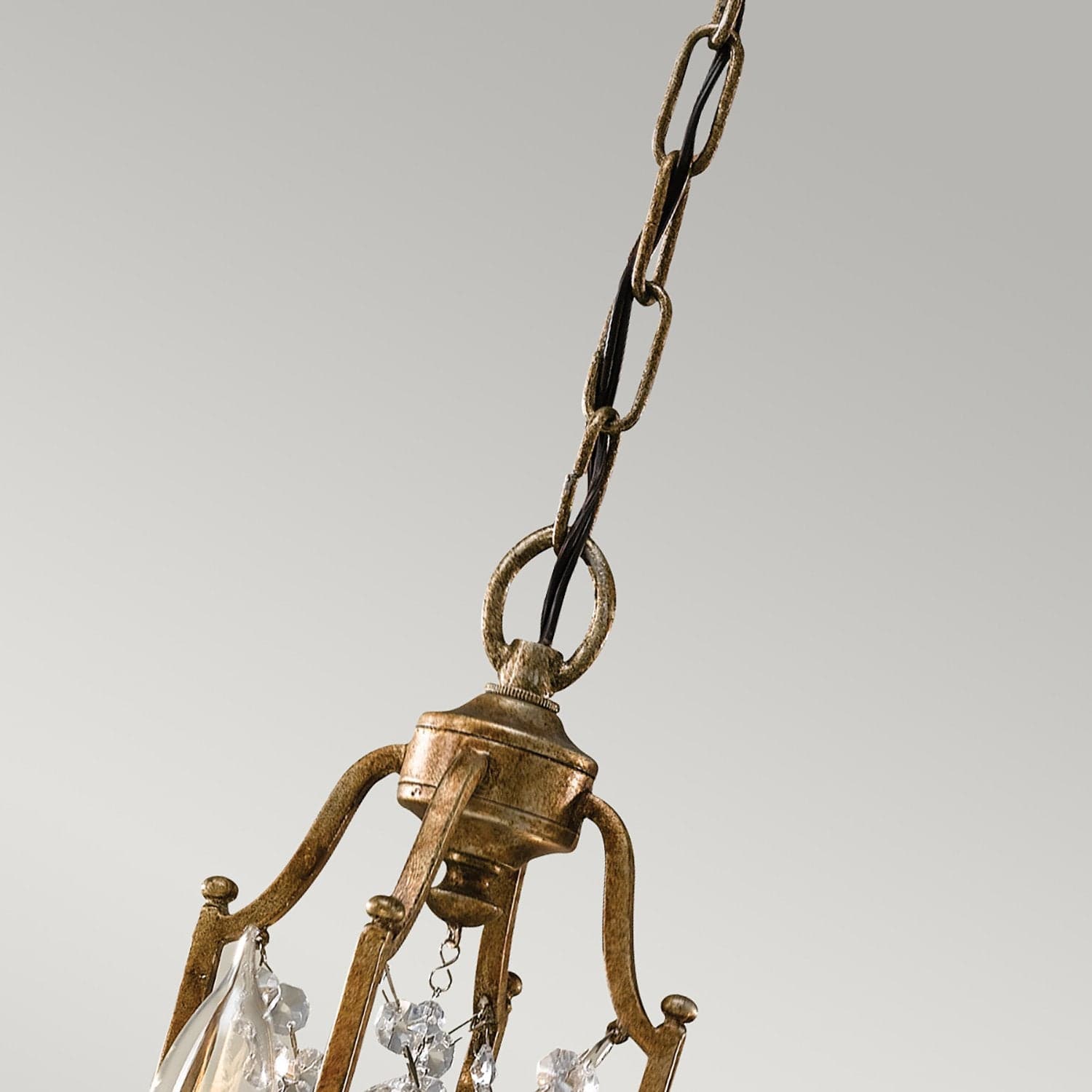 Lampadario Classico Valentina Acciaio Bronzo Ossidato Vetro 4 Luci E14 in Lampade a sospensione LuceArt - Montecorvino Pugliano, commercioVirtuoso.it