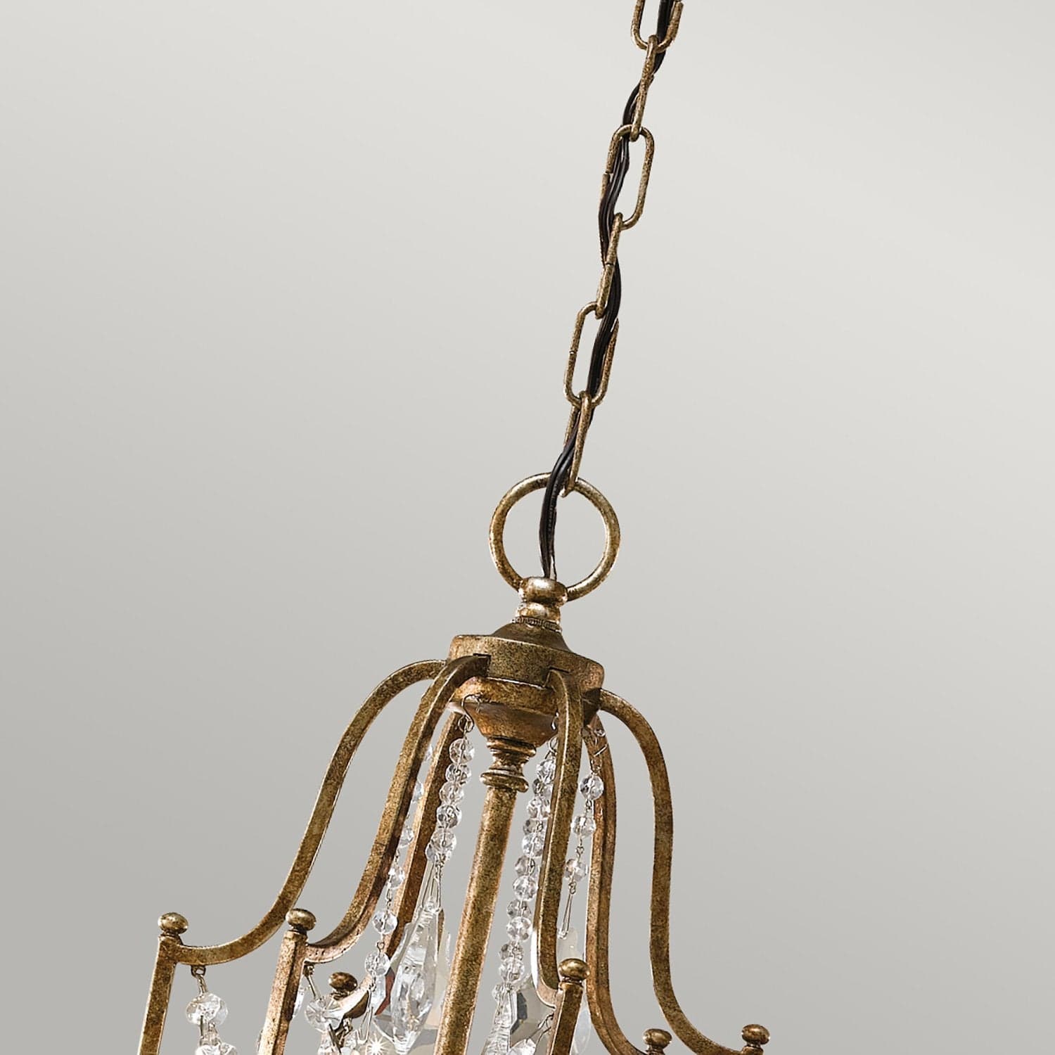 Lampadario Classico Valentina Acciaio Bronzo Ossidato Vetro 6 Luci E14 in Lampade a sospensione LuceArt - Montecorvino Pugliano, commercioVirtuoso.it