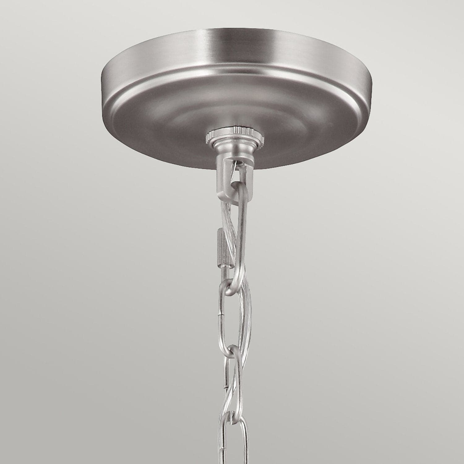 Lampadario Contemporaneo Vintner Acciaio Nichel Satinato Vetro 5 Luci E27 in Lampade a sospensione LuceArt - Montecorvino Pugliano, commercioVirtuoso.it