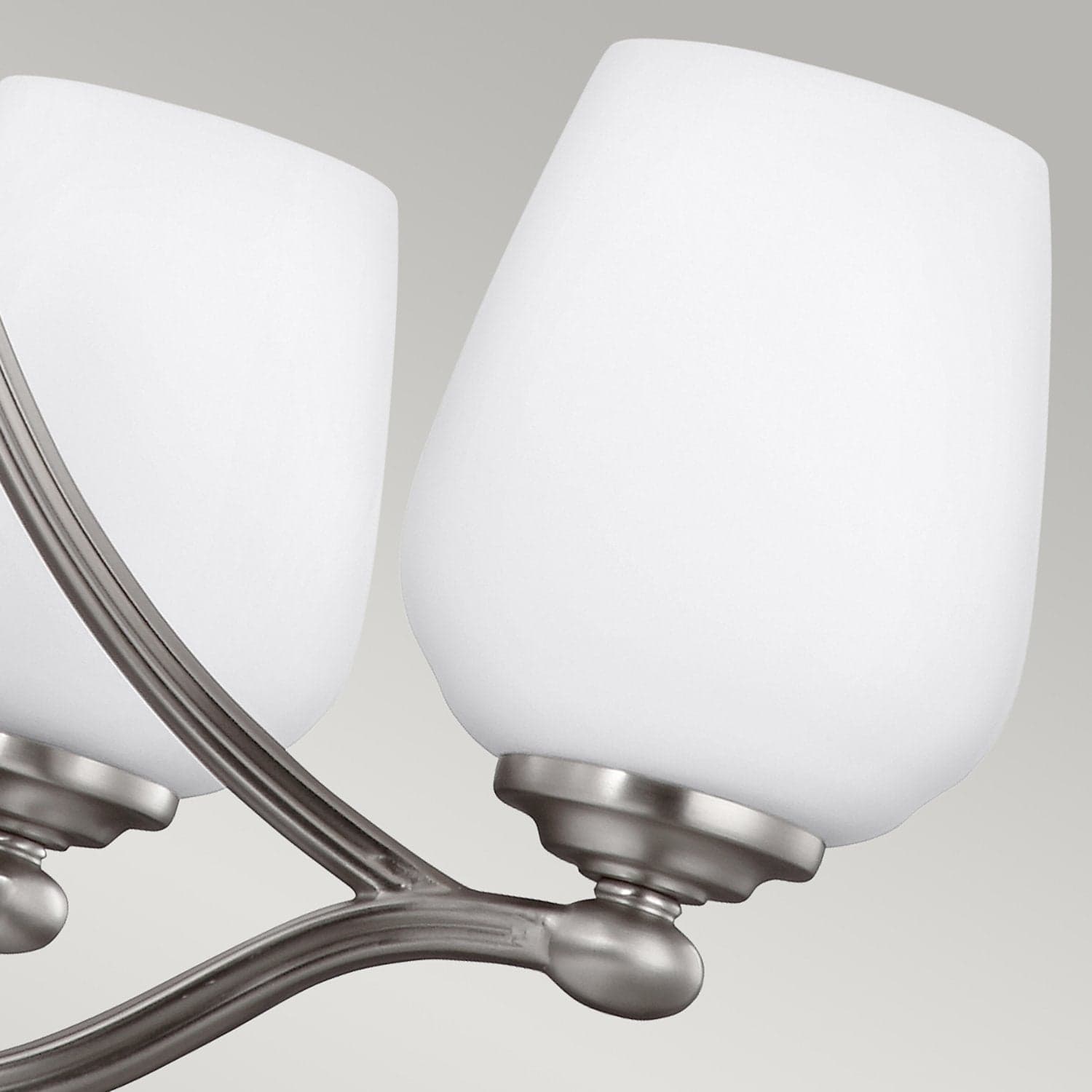 Lampadario Contemporaneo Vintner Acciaio Nichel Satinato Vetro 5 Luci E27 in Lampade a sospensione LuceArt - Montecorvino Pugliano, commercioVirtuoso.it