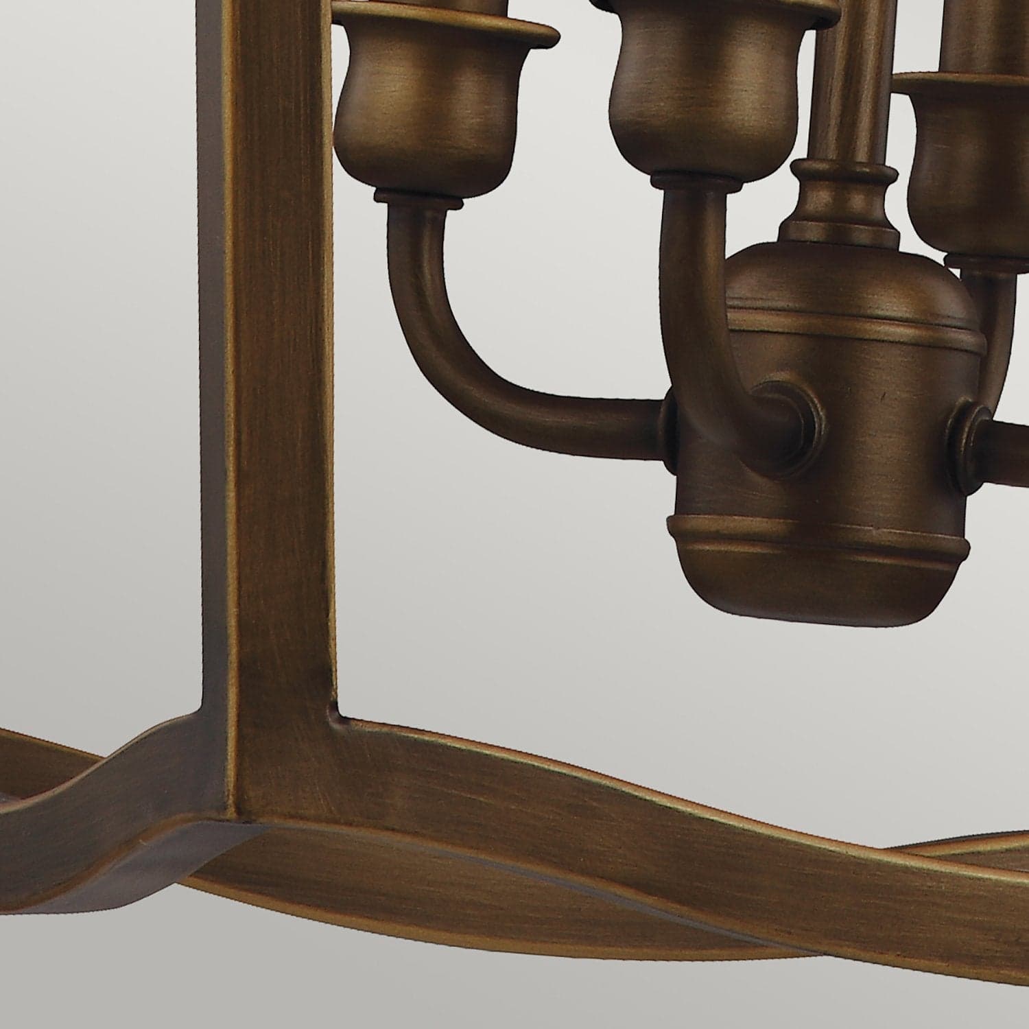 Lampadario Contemporaneo Yarmouth Acciaio Ottone Antico Verniciato 4 Luci E14 in Lampade a sospensione LuceArt - Montecorvino Pugliano, commercioVirtuoso.it