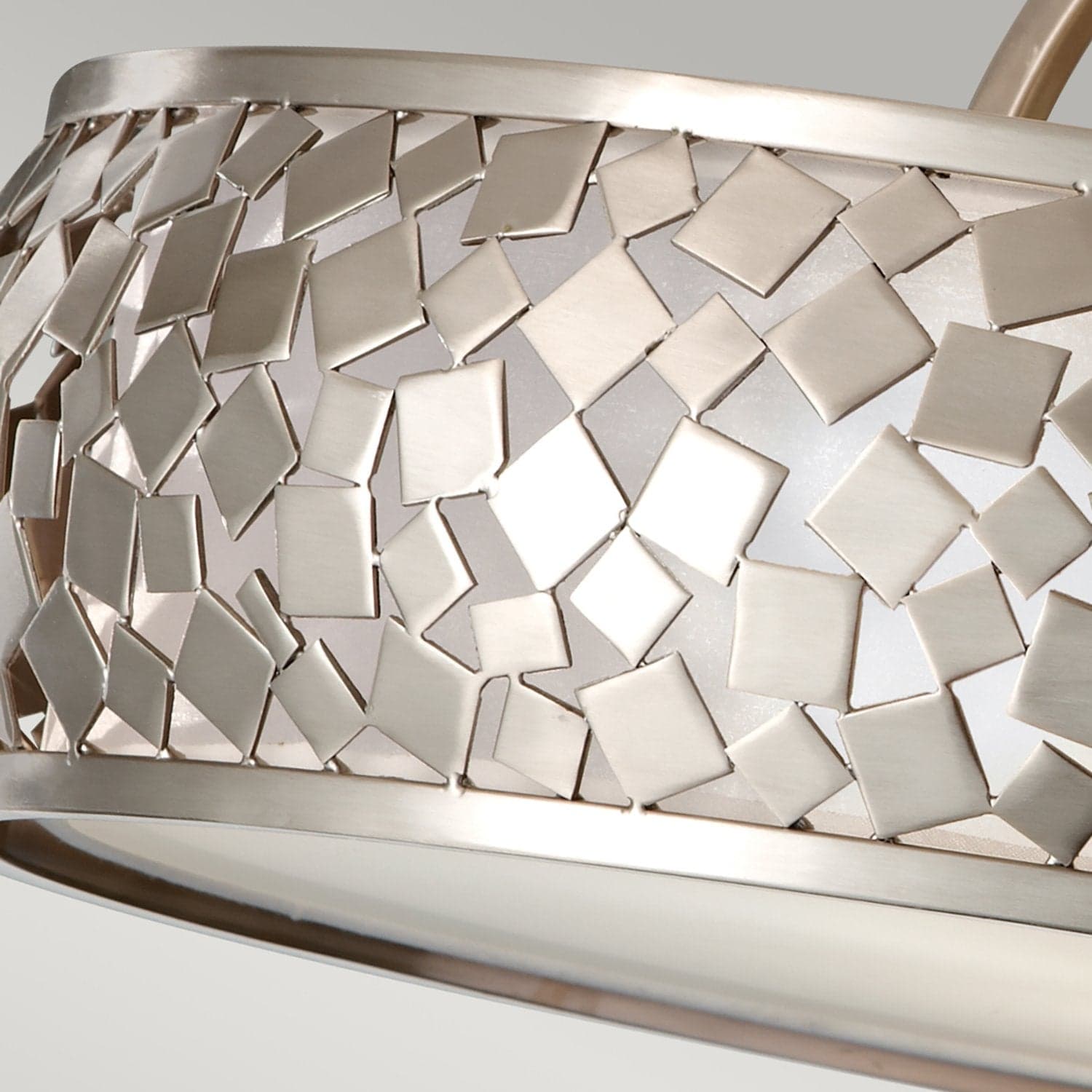 Lampadario Contemporaneo Zara Acciaio Acciaio Spazzolato Vetro 3 Luci E27 in Lampadari LuceArt - Montecorvino Pugliano, commercioVirtuoso.it