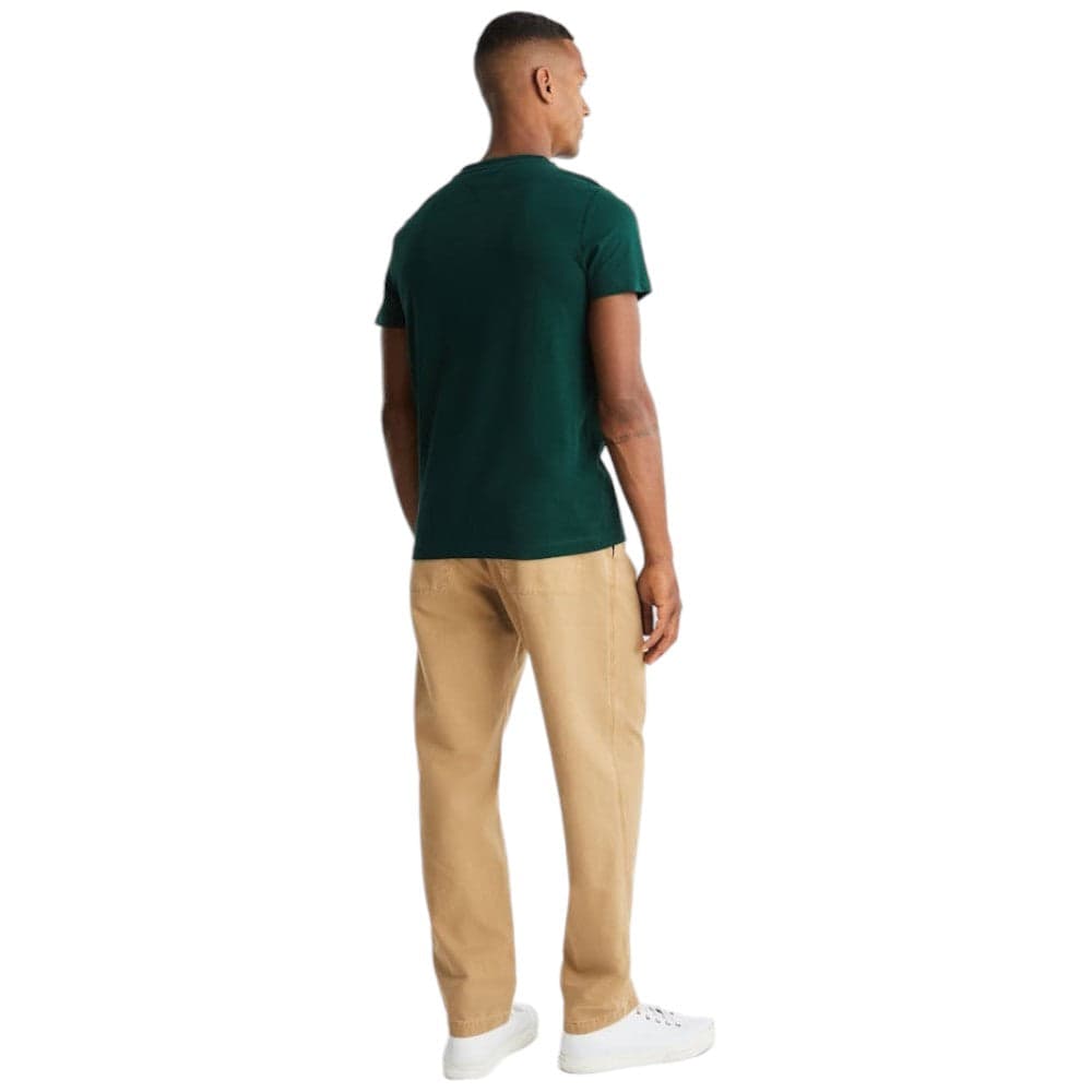 Tommy Hilfiger t-shirt verde MW0MW33892 T-shirt Tommy Hilfiger