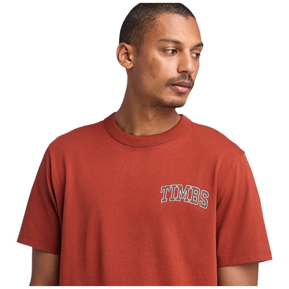 Timberland t-shirt rosso magma con stampa Henna TB0A6GP3EOD T-shirt Timberland