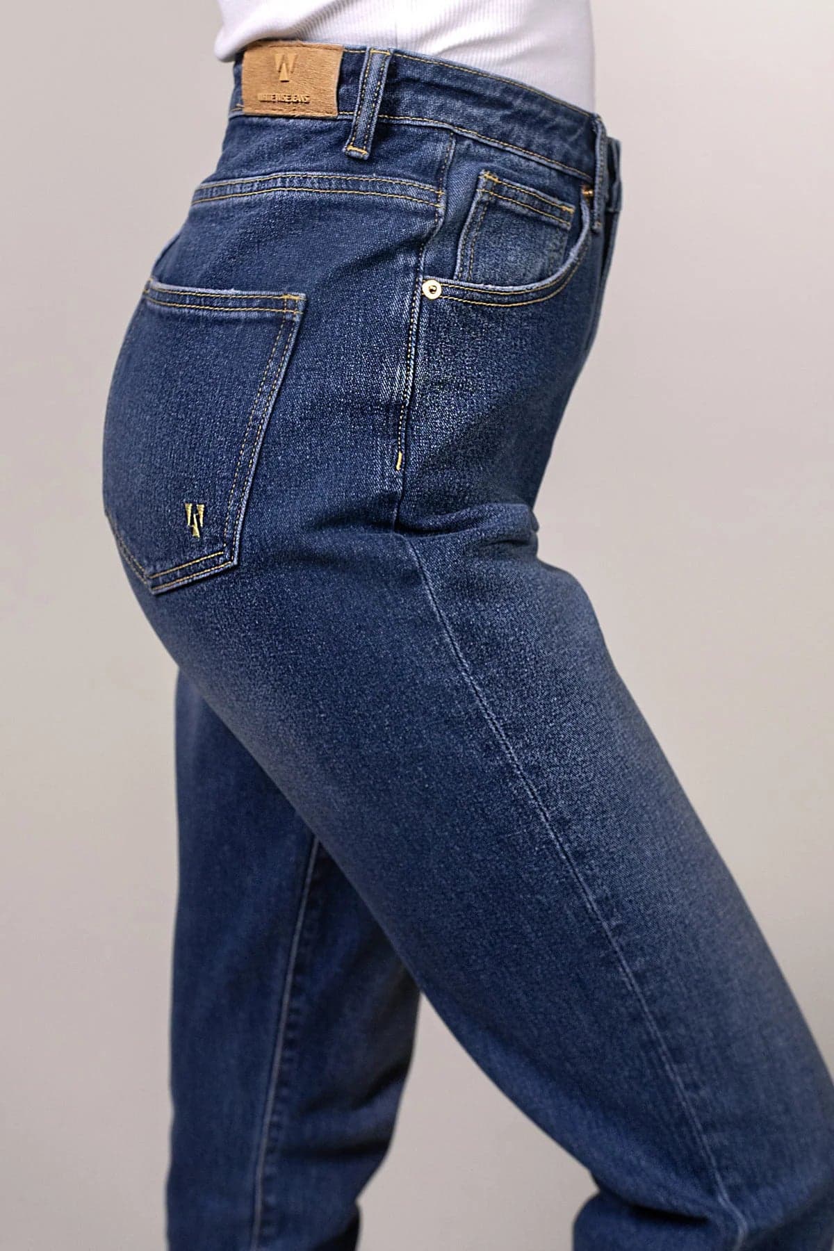 White Wise jeans donna mod Zoe Mom Fit