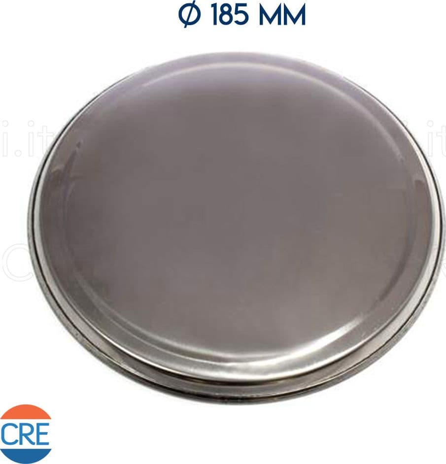 Copri Piastra Elettrica Universale 185 mm in Accaio Inox
