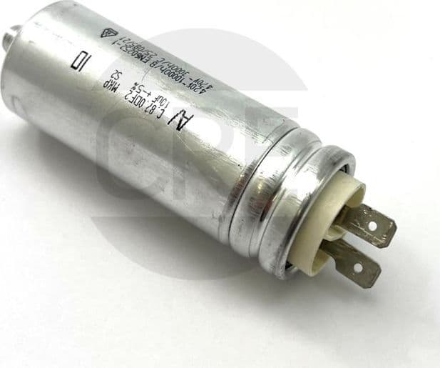 Condensatore 10uF Cilindrico per Affettatrice RGV – R.g.v. – argentato