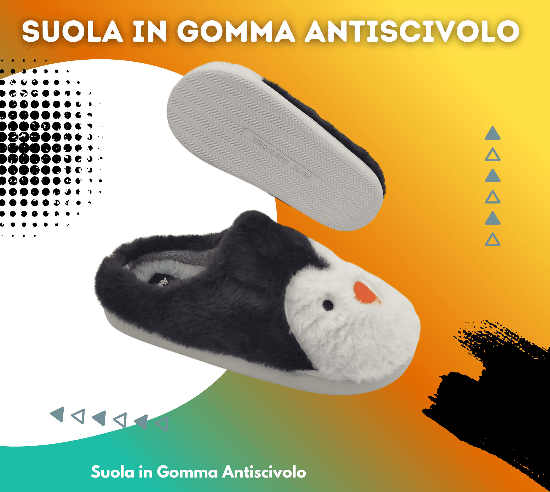 Ciabatte Animali da Donna, Pantofole Invernali Calde e Pelose, Morbide e Simpatiche Babbucce a Pinguino in Ciabatte moda Primo Calzature - Venezia, commercioVirtuoso.it