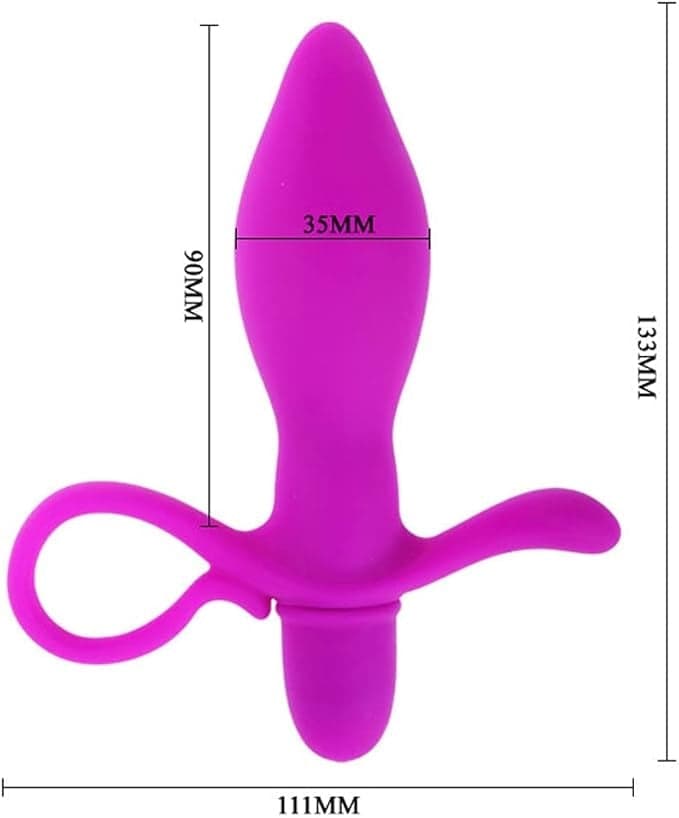 Plug Anale vibrante Taylor viola stimolatore ano prostata 10 funzioni silicone in prodotto Erosdom - Palmi, commercioVirtuoso.it