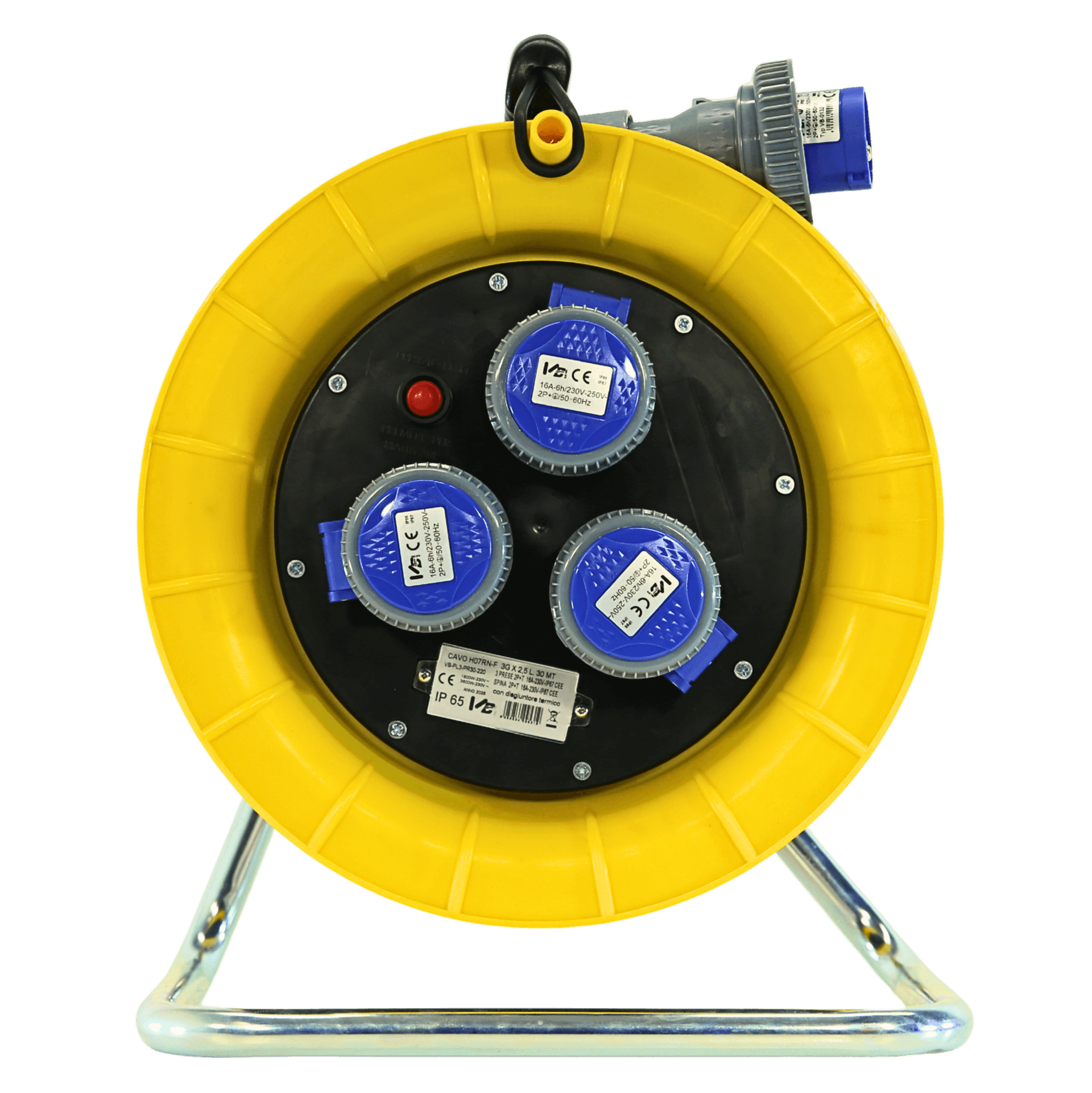 AVVOLGICAVO TERMOPL. 2P+T 16A 230V 30MT IP67 - Elettrowatt