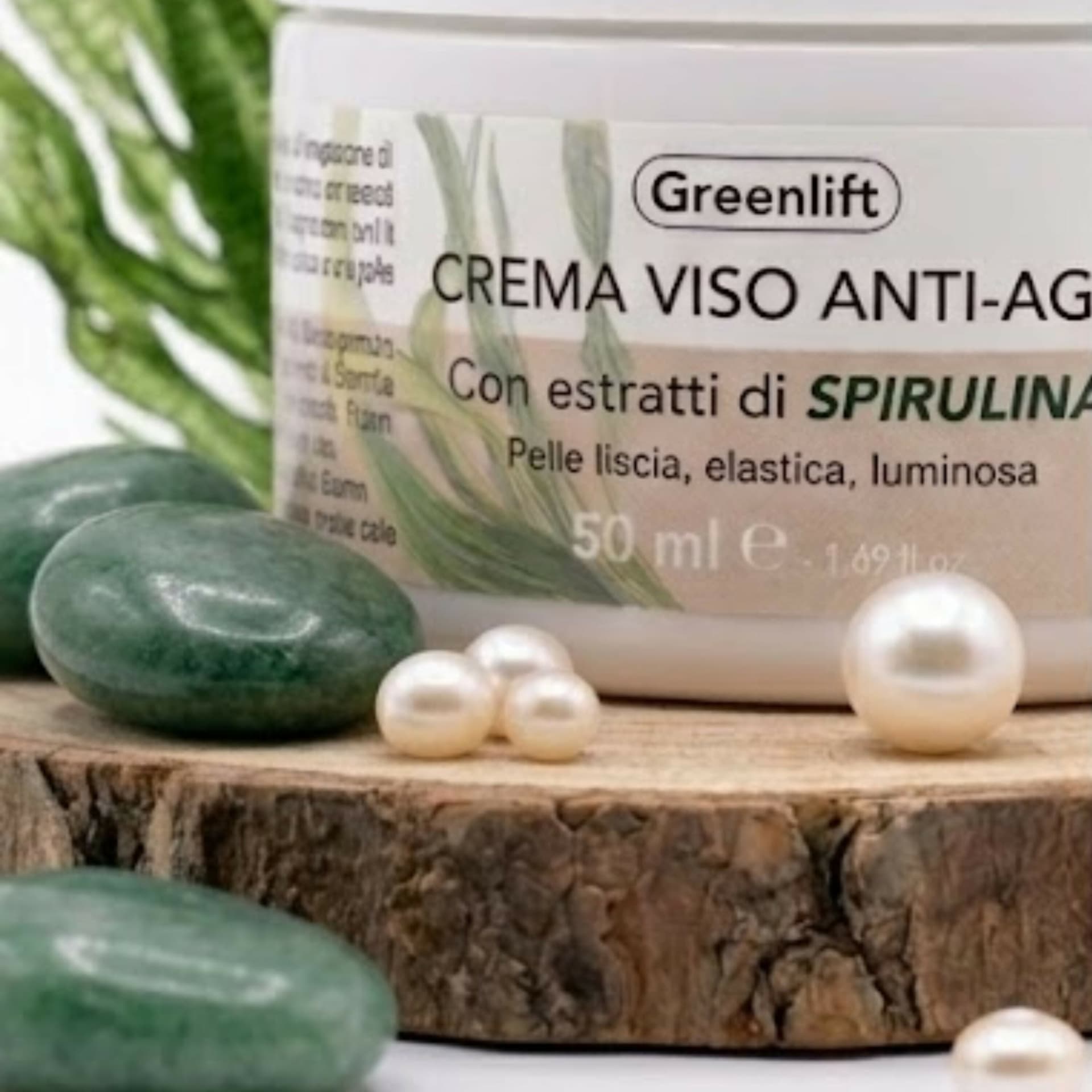 Crema Viso Anti-Age alla Spirulina – 50 ml – Trattamento Idratante e Nutriente per Pelle Liscia, Elastica e Luminosa – Senza Parabeni in Creme BasketGuru Italia - Palermo, commercioVirtuoso.it