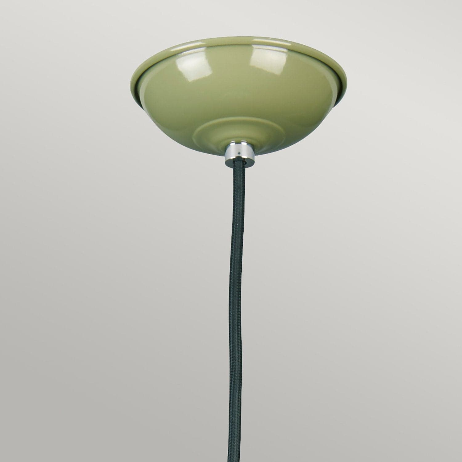Sospensione Contemporanea Franklin Acciaio Verde 1 Luce E27 in Lampade a sospensione LuceArt - Montecorvino Pugliano, commercioVirtuoso.it