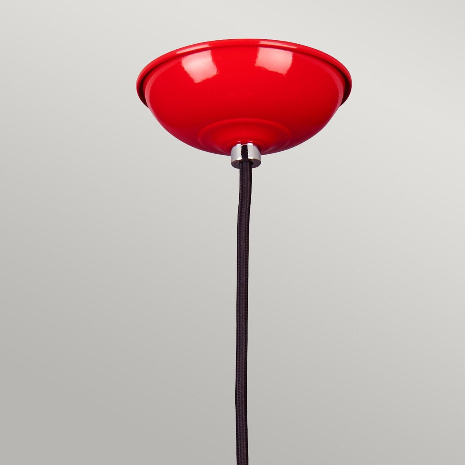 Sospensione Contemporanea Franklin Acciaio Rosso 1 Luce E27 in Lampade a sospensione LuceArt - Montecorvino Pugliano, commercioVirtuoso.it