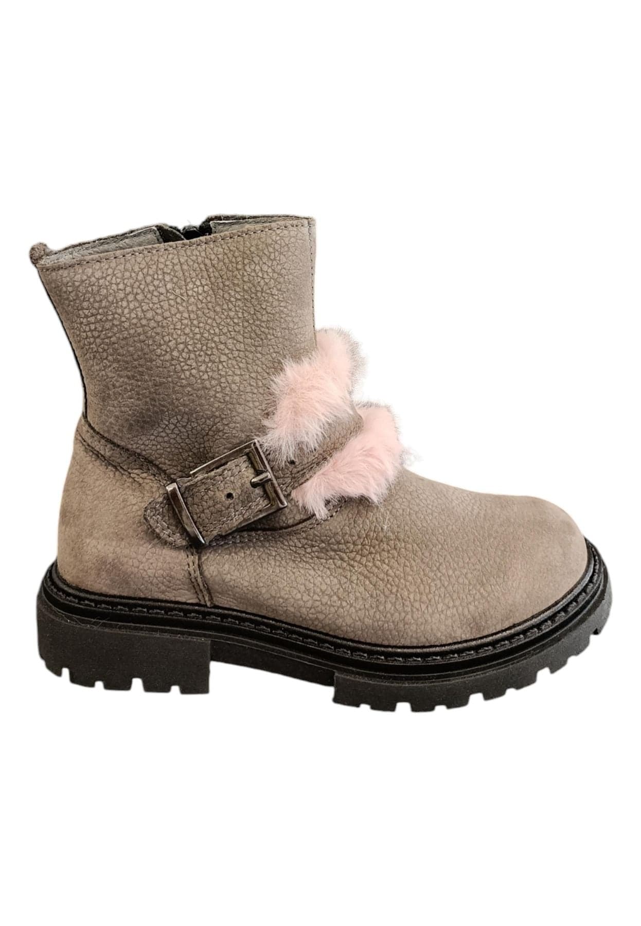 Stivaletti bambina Balocchi BLK STK fango pelle - Stile italiano con zip laterale - 6