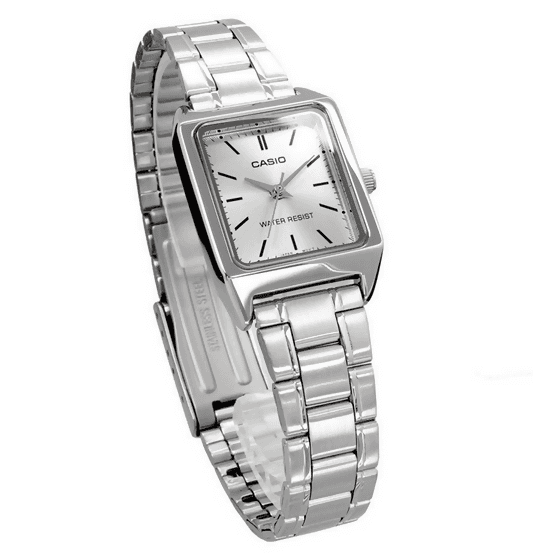 Orologio Casio per donna, LTP-V007D-7E, color argento in acciaio, movimento al quarzo impermeabile in Orologi da polso Loweconomy - Marineo, commercioVirtuoso.it