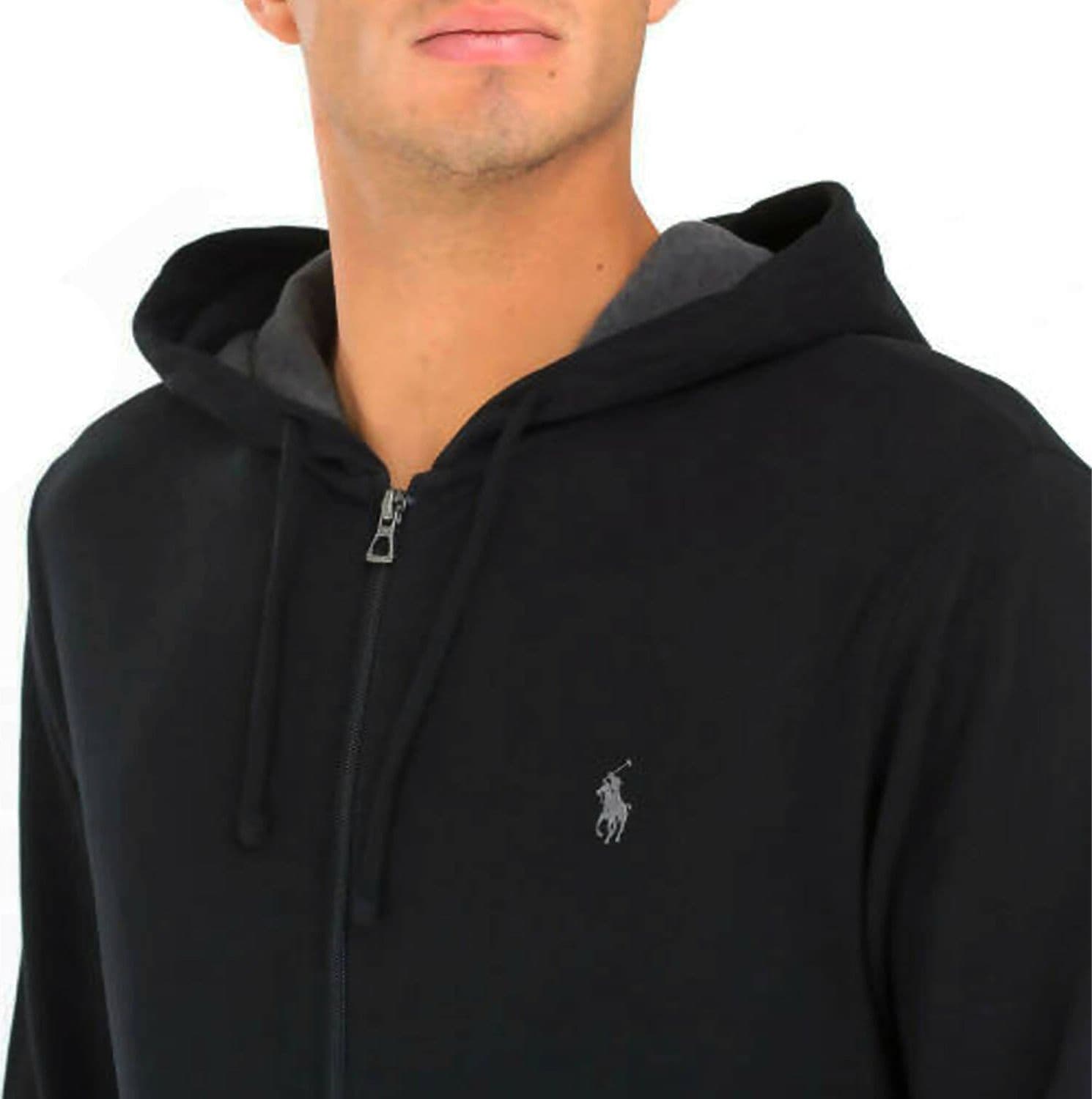 Ralph Lauren Felpa Uomo Neracon Cappuccio Felpa Tinta Unita Logo Casual Full Zip E Maniche Lunghe Con Logo Pony Ricamato Ralph Polo in Felpe con cappuccio Euforia - Bronte, commercioVirtuoso.it