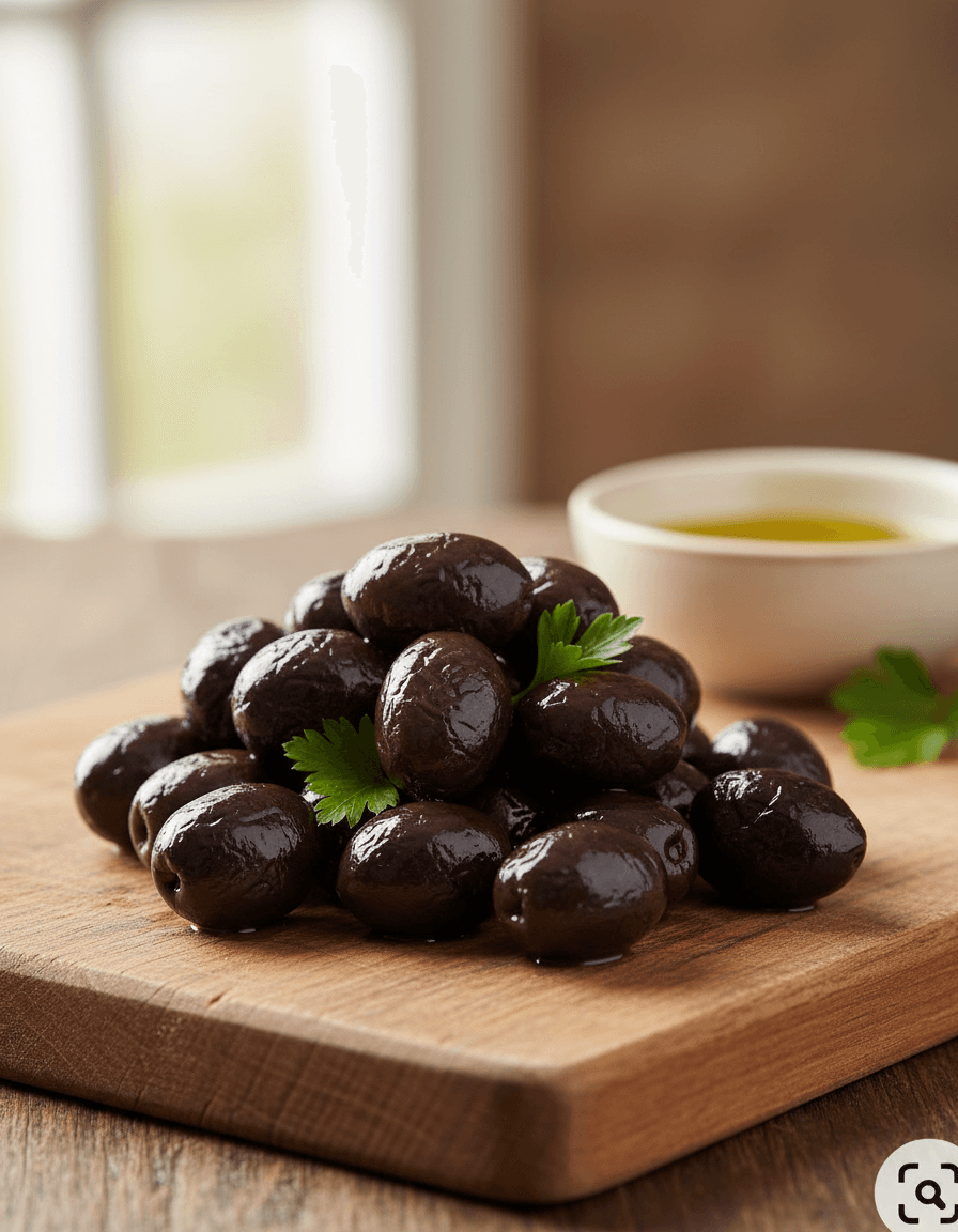 Olive Nere al Forno Condite da 500 gr. Sottovuoto "i Passuruna" Prodotto Siciliano Lavorato Artigianalmente in Sicilia
