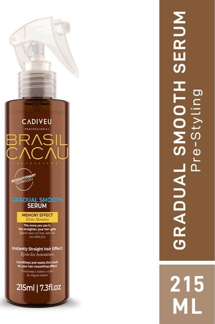 Spray Lisciante Per Capelli Brasil Cacau Gradual Smooth Serum 215 ml Lisciante