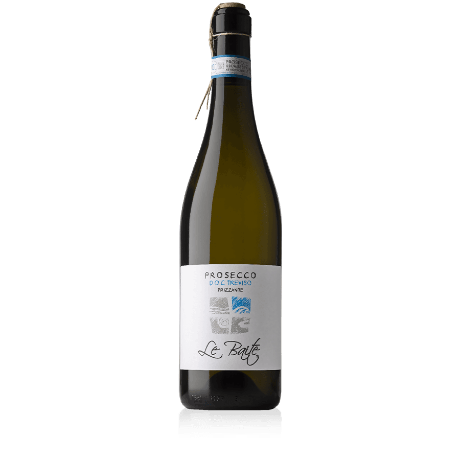 Prosecco Frizzante Biologico (Organic)Treviso le baite 75c vendemmiato a mano 11.5%
