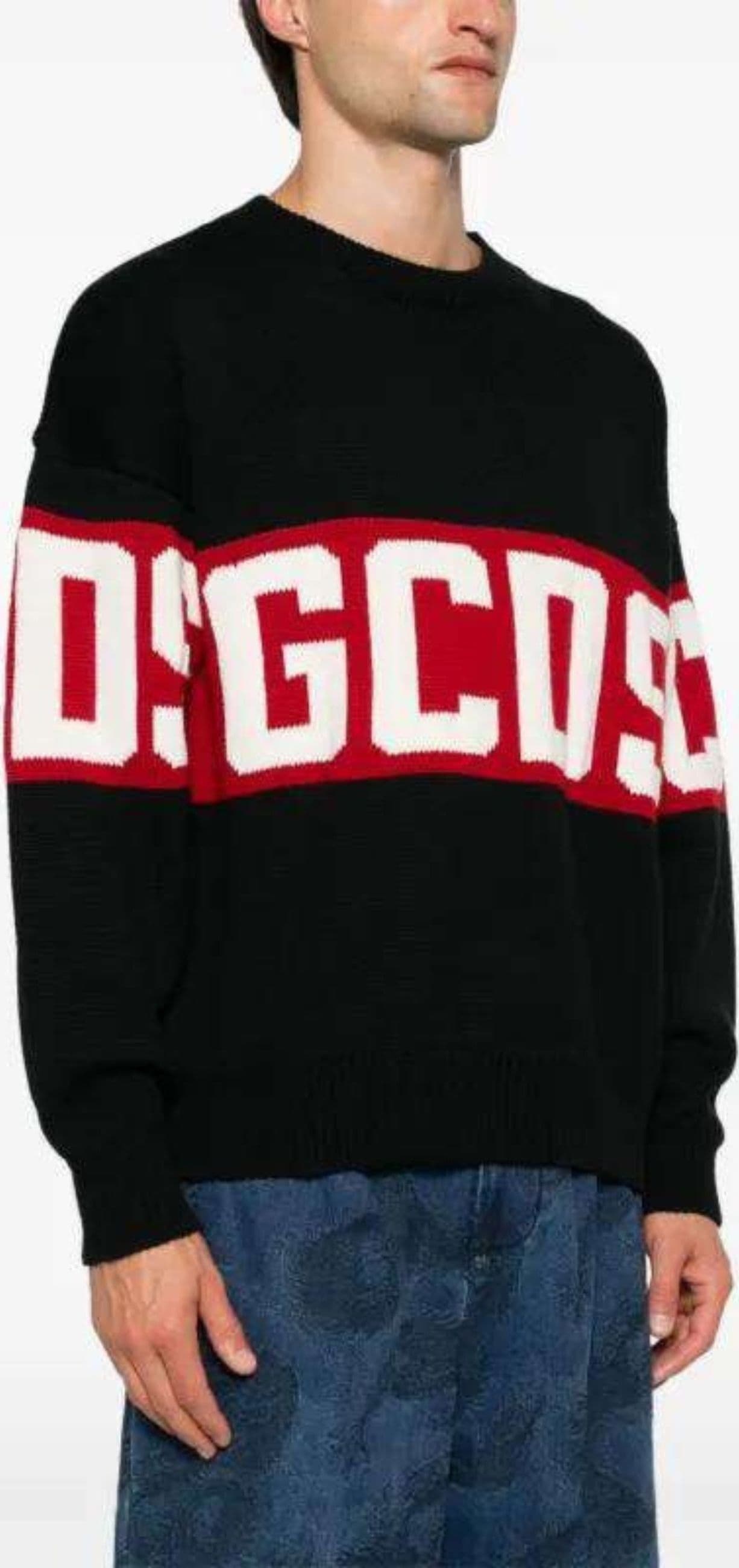 GCDS MAGLIONE BAND LOGO CREWNECK da uomo in Felpe senza cappuccio Drestige - Casamassima, commercioVirtuoso.it