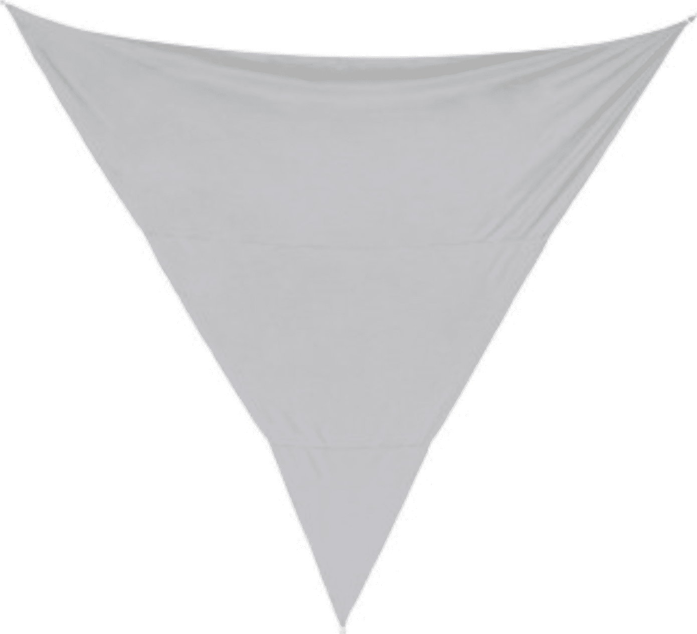 Vela Ombreggiante Triangolare poliestere con anelli in acciaio zincato. – Grigio – Bizzotto Homemotion