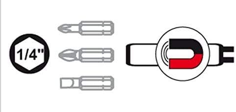 GIRAVITE PORTAINSERTI con supporto magnetico per inserti 1/4" COXT973212 in Connettori Stockdoc - Terni, commercioVirtuoso.it