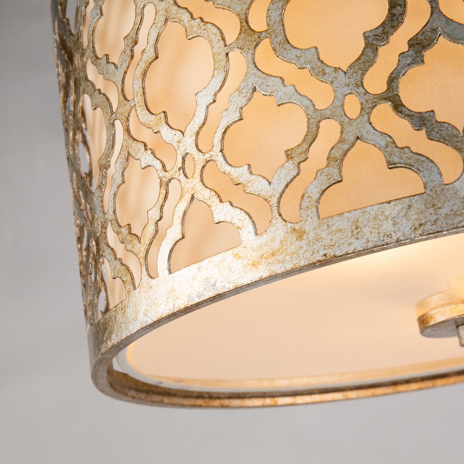 Plafoniera Contemporanea Arabella Acciaio Oro Anticato 2 Luci E27 in Plafoniere LuceArt - Montecorvino Pugliano, commercioVirtuoso.it