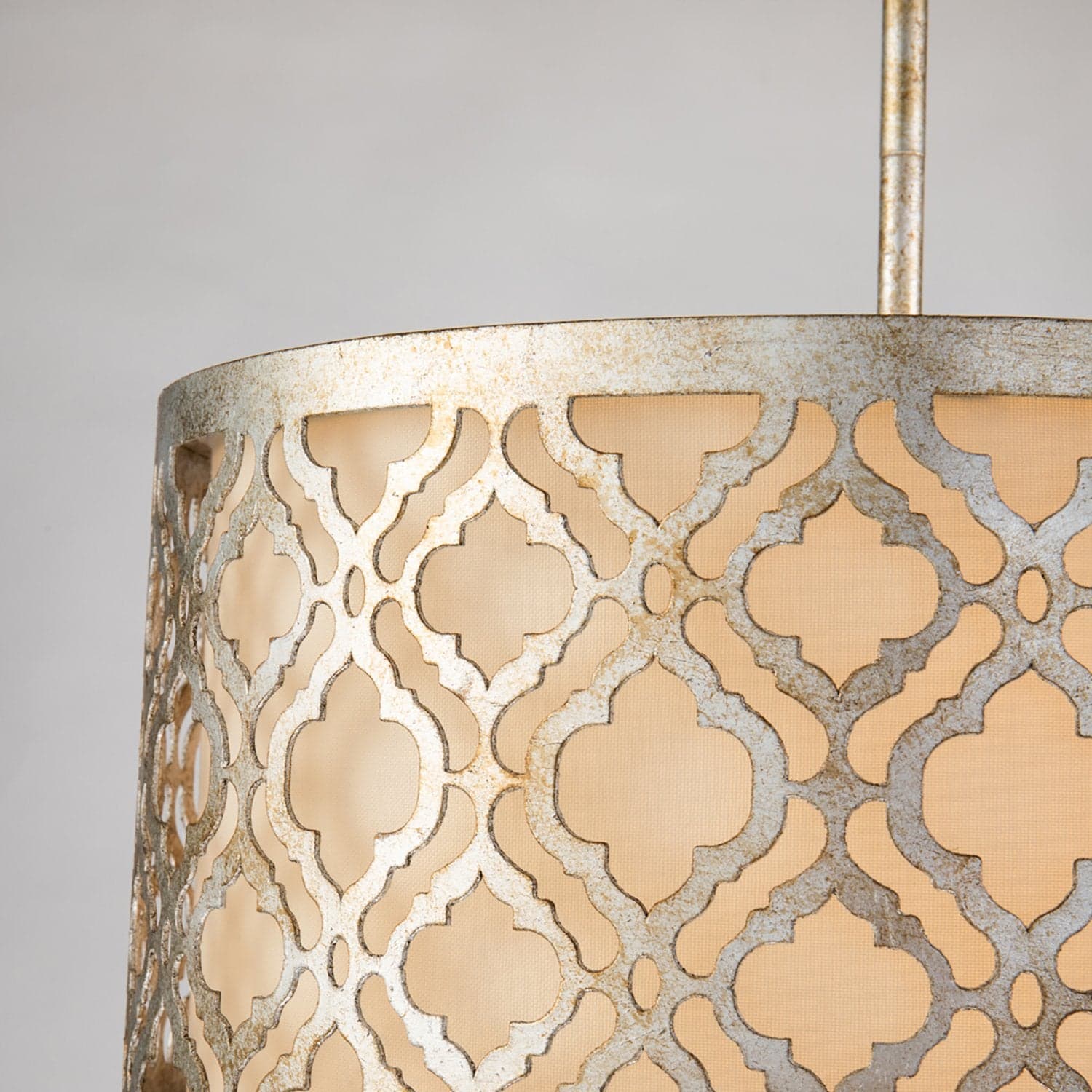 Lampadario Contemporaneo Arabella Acciaio Oro Anticato 2 Luci E27 in Lampade a sospensione LuceArt - Montecorvino Pugliano, commercioVirtuoso.it