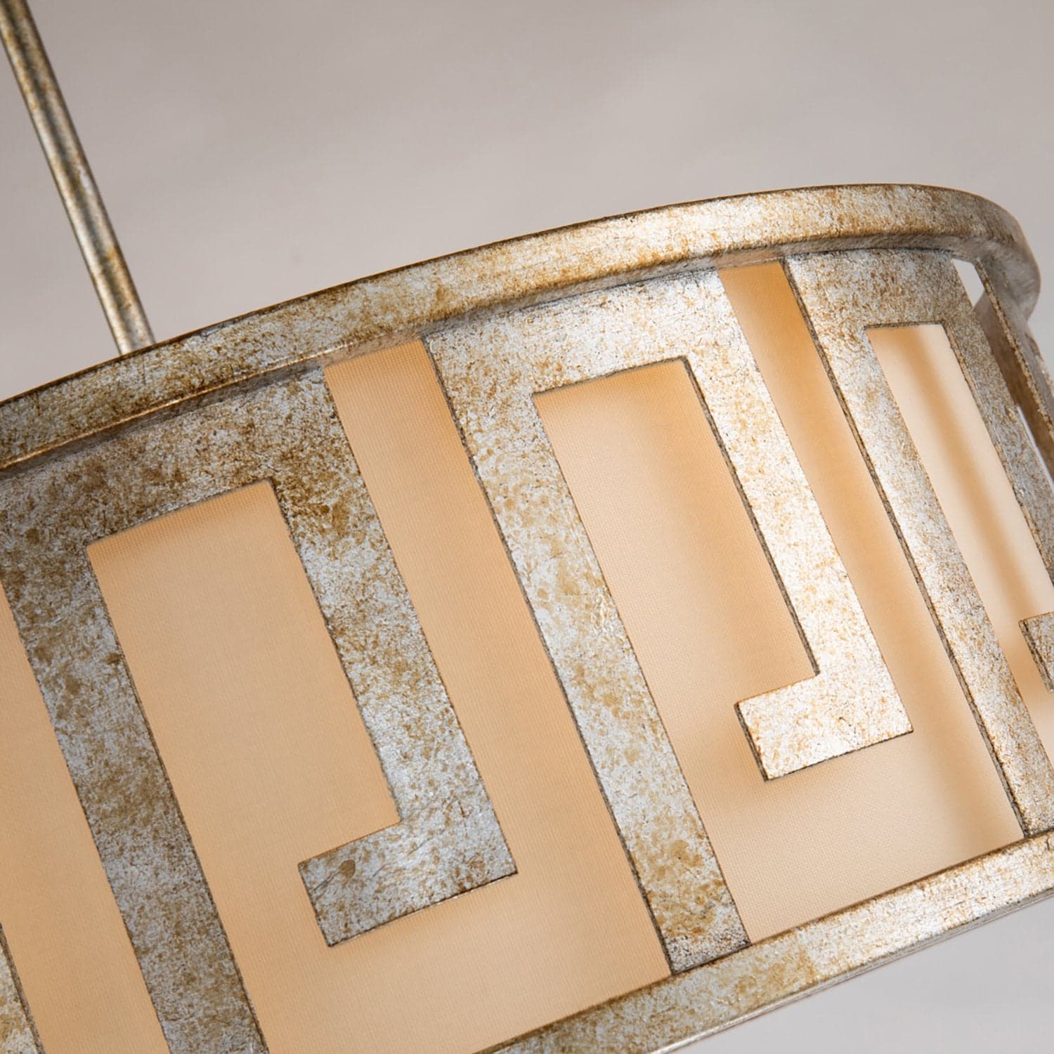 Lampadario Contemporaneo Lemuria Acciaio Oro Anticato 3 Luci E27 in Lampade a sospensione LuceArt - Montecorvino Pugliano, commercioVirtuoso.it