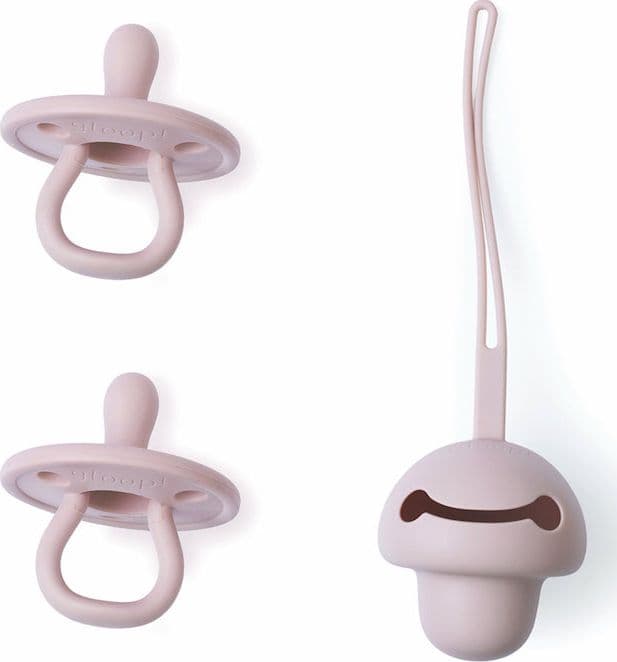 Set 2 ciucci e porta ciuccio in silicone Gloop! - 3