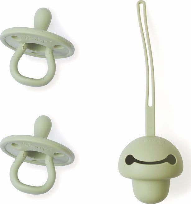 Set 2 ciucci e porta ciuccio in silicone Gloop! - 4