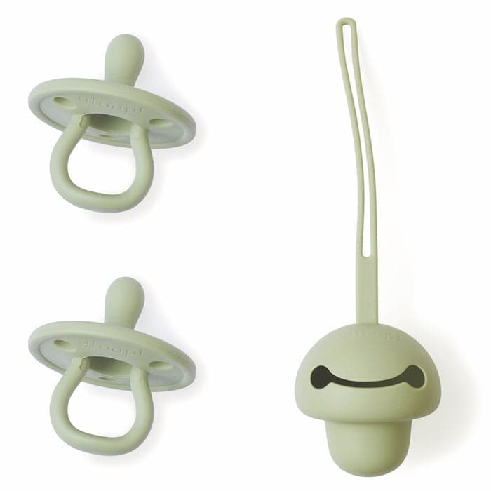 Set 2 ciucci e porta ciuccio in silicone Gloop! - 3