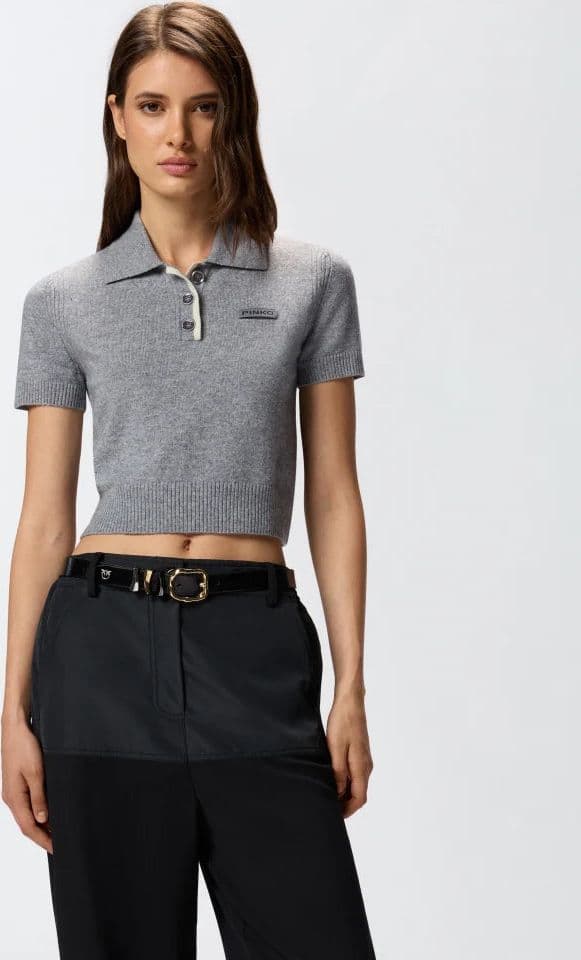 Pinko GORGONA POLO LANA MERINOS CACH FW25 da donna in Polo Drestige - Casamassima, commercioVirtuoso.it