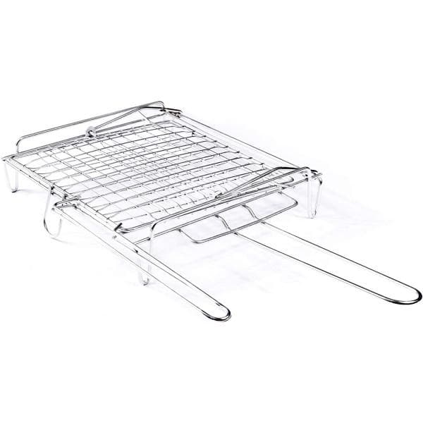 Graticola per barbecue girevole, griglia in acciaio a barre con piedini alta qualità "Made in Italy" in Griglie per arrostire La Zappa - Altamura, commercioVirtuoso.it