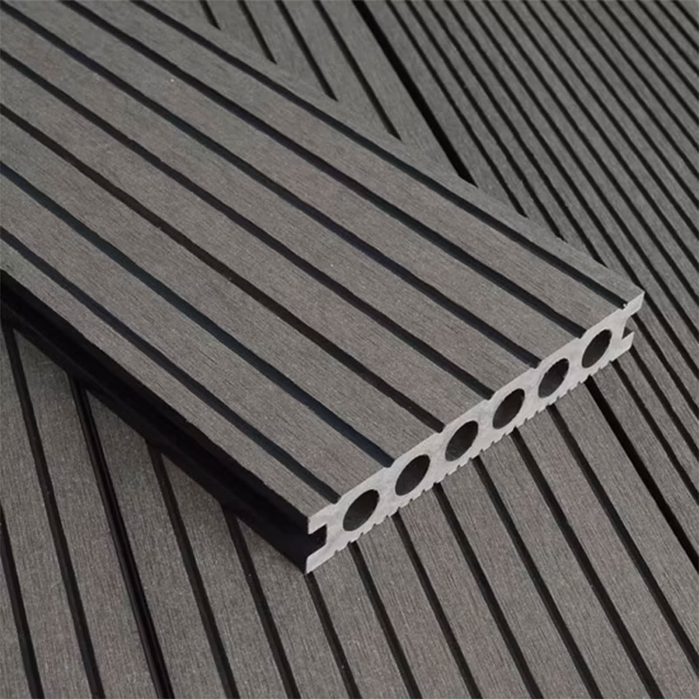(€39,90mq) KIT 8,41mq di Decking WPC 140×25×2900mm Coffee o Grey doppia faccia Inclusi Magatelli - clip acciaio e viti - 9
