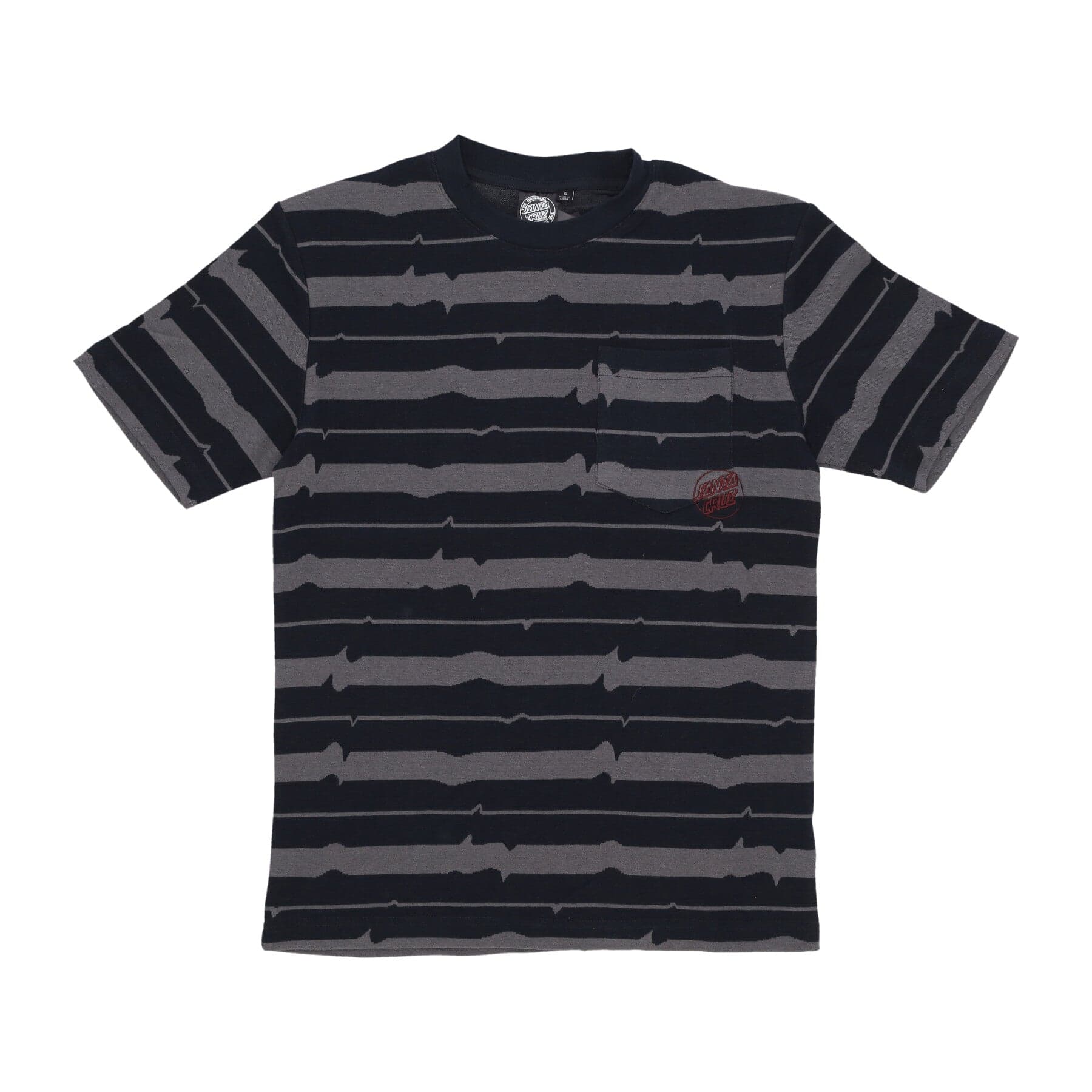 SANTA CRUZ Maglietta Uomo Fracture Tee Black/grey da uomo