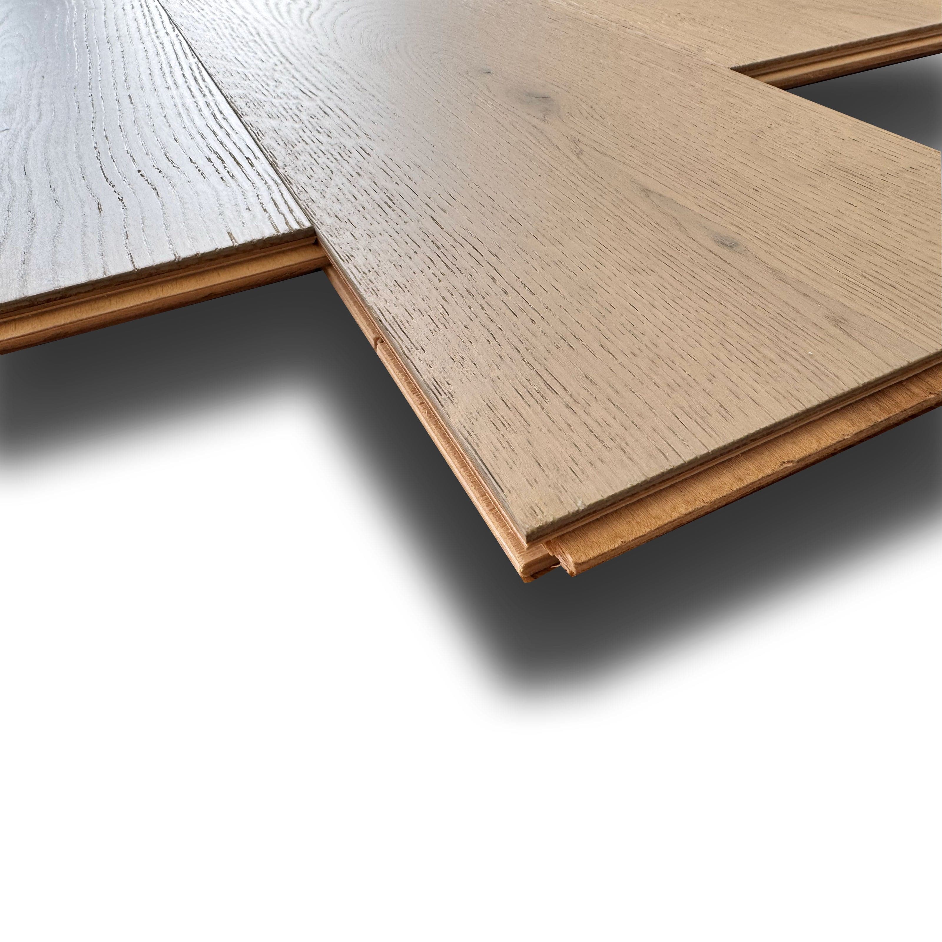€34,99MQ *MEGA STOCK* Lotto da 52mq di Listone prefinito ROVERE RHODES Vern. bisell. Spazz. 14,5x180x700/1800mm (3 nobile) - Eternal Parquet