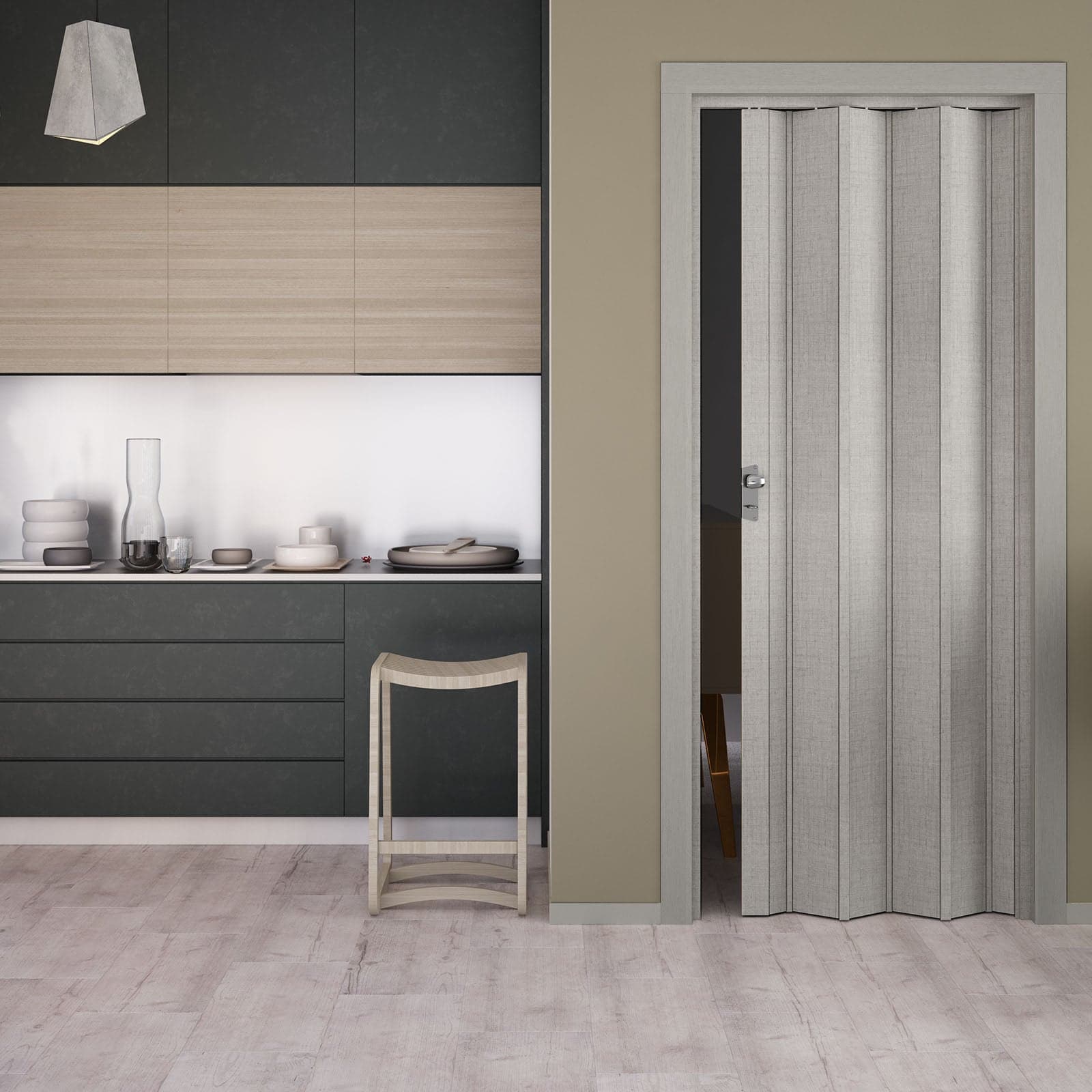 Porta a soffietto "Maya" da Interno 83 x h 214 cm in PVC "Made in Italy" - 18