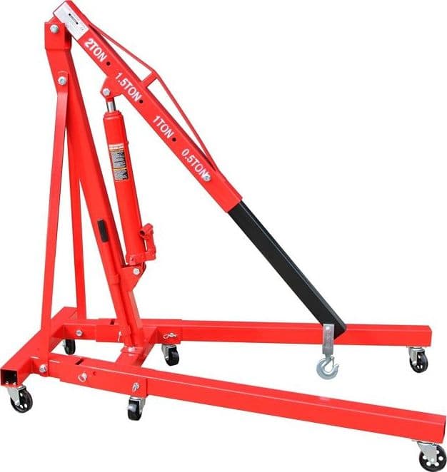 Gru idraulica pieghevole gruetta per officina sollevamento motori 2000 kg in Sollevatori idraulici CarrelloDigitale.it - Seclì, commercioVirtuoso.it