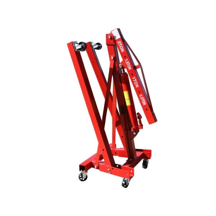 Gru idraulica pieghevole gruetta per officina sollevamento motori 2000 kg in Sollevatori idraulici CarrelloDigitale.it - Seclì, commercioVirtuoso.it