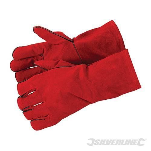 Guanti per saldatura foderati spessore 1.2mm lunghezza 330mm  Silverline