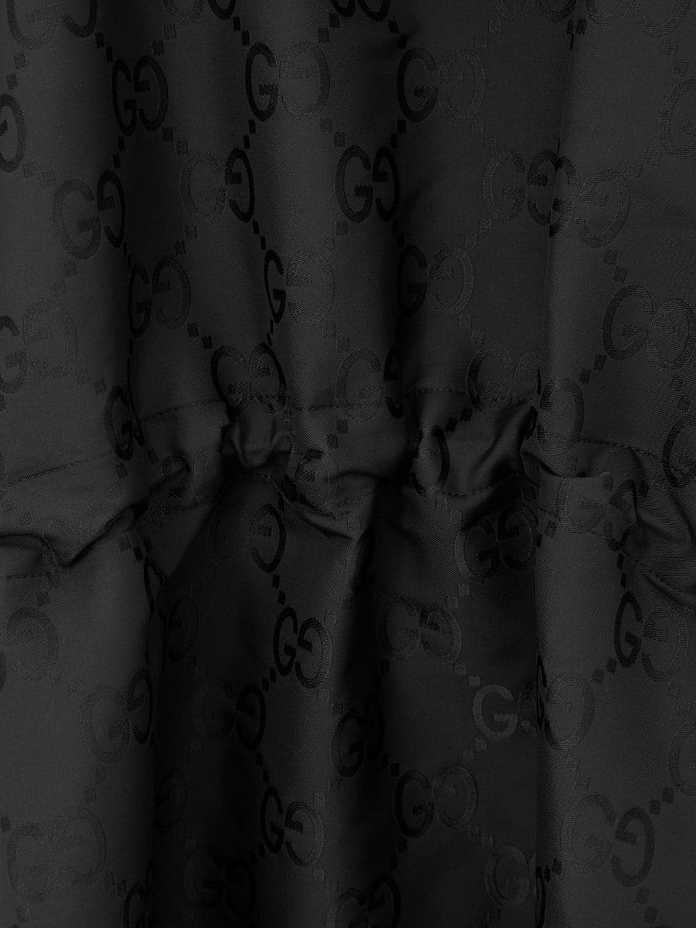 Gucci Mantella Nera con Logo Web e Stampa Monogramma GG da uomo in Cappotti Drestige - Casamassima, commercioVirtuoso.it