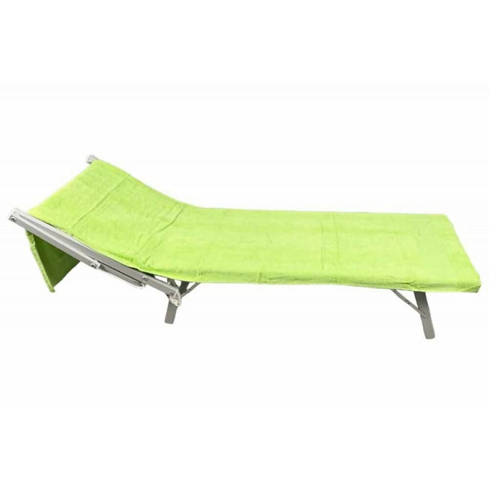 telo-mare-per-lettino-in-spugna-di-cotone-70x205-tinta-unita-con-3-tasche-posteriori verde