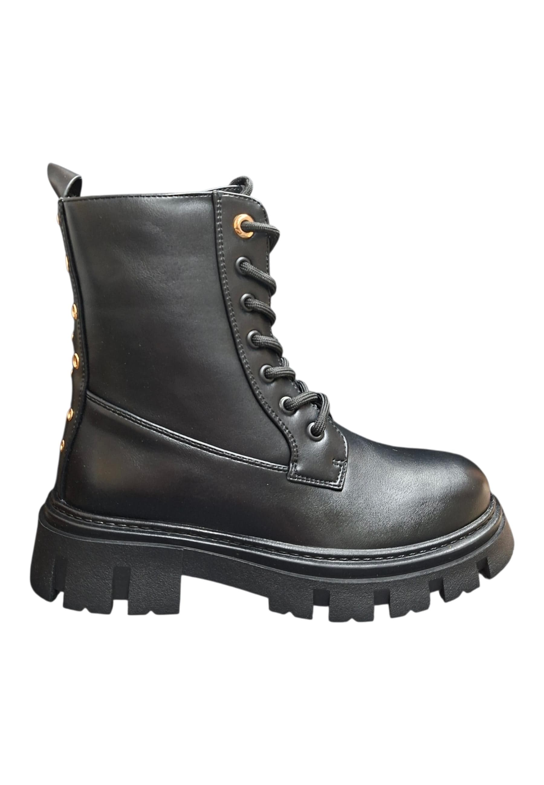 Anfibio bambina Gioseppo Ihlen nero pelle zip laterale urban style - 6
