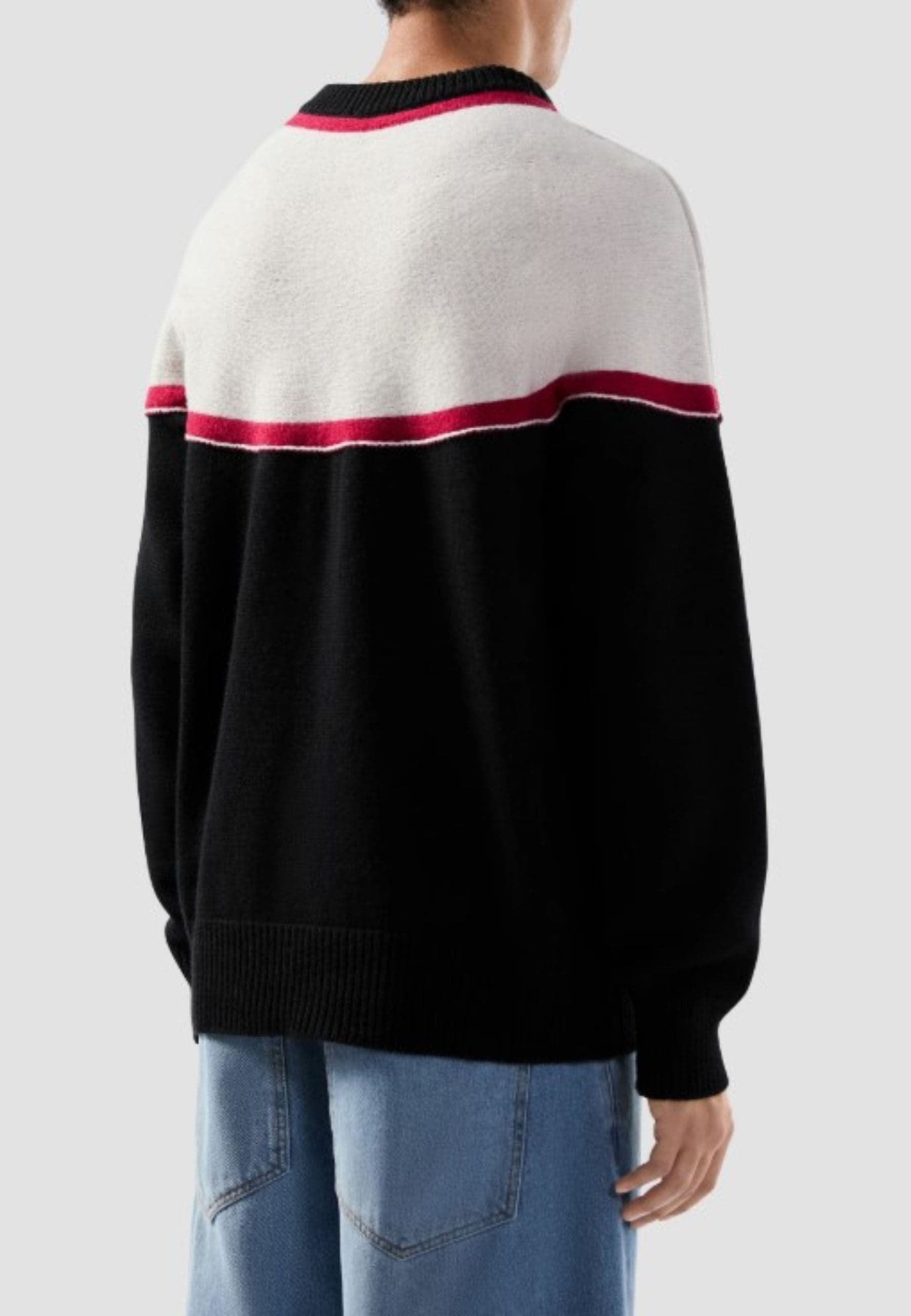 GCDS MAGLIONE STRIPES LOGO SWEATER da uomo in Maglioni Drestige - Casamassima, commercioVirtuoso.it