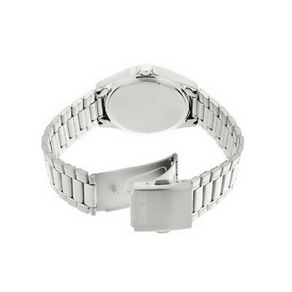 Orologio Casio per uomo Serie MTP-1239, sfondo quadrante argento, blu e nero in acciaio, con segna data in Orologi da polso Loweconomy - Marineo, commercioVirtuoso.it