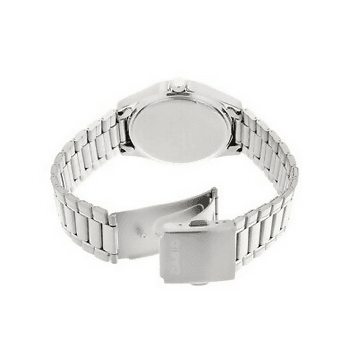 Orologio Casio per uomo Serie MTP-1239, sfondo quadrante argento, blu e nero in acciaio, con segna data in Orologi da polso Loweconomy - Marineo, commercioVirtuoso.it